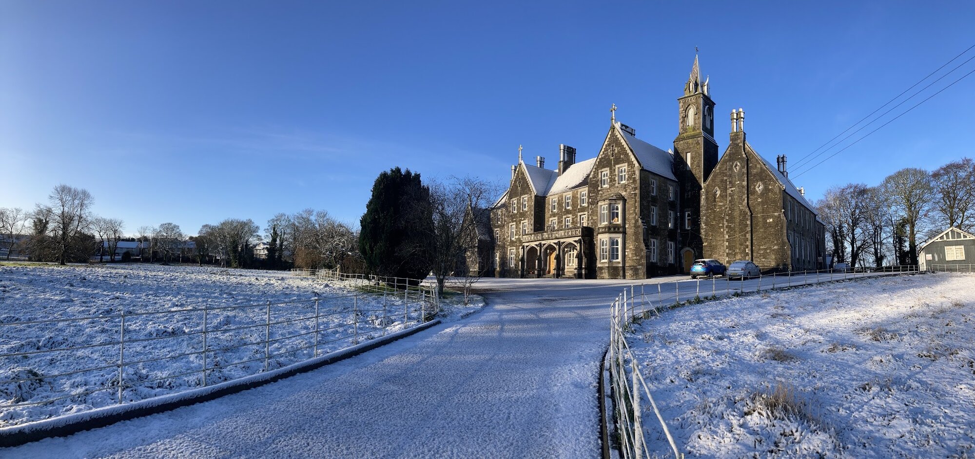 House of Our Lady of the Most Holy Rosary, Ardee — convent in snow